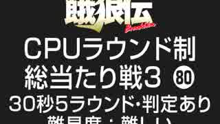 餓狼伝CPUラウンド制総当たり戦3（80）
