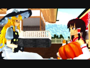 霊夢と魔理沙でレイマリっぽい紙芝居５