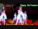【MMD艦これ】金剛4姉妹でHappy Halloween　生足ローアングルVer.　歌詞つき