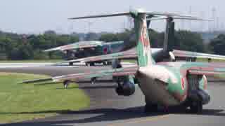 C-1の離着陸+編隊飛行[入間基地南側]