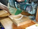 スライド丸鋸で簡単器作り