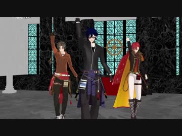 【MMD文アル】走れ【参羽烏】