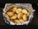 ニンニクのホイル焼き作ってみた。【お酒も】
