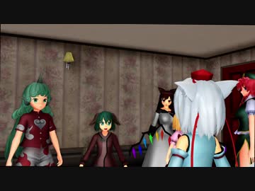 【東方MMD紙芝居】門番とわんこ達