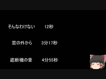 【ゆっ怖】ゆっくり怖い話・その273【怪談】