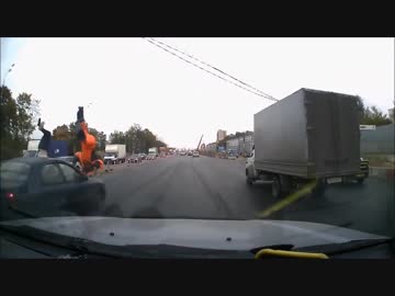 【ドラレコ】2017年　世界の重大事故・人身事故14【ビデオショック】