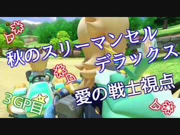 【マリオカート８DX】秋のスリーマンセルデラックス３GP目　愛の戦士視点
