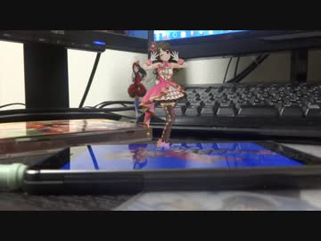 卯月に画面から出てきて踊ってもらった