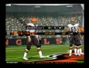 NFL PCゲーム　「MaddenNFL０８」　CLE対CIN　part 2