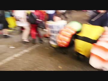ハロゥィンの渋谷を通り過ぎました