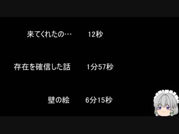 【ゆっ怖】ゆっくり怖い話・その276【怪談】