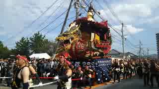 2017　唐津くんち　曳込み　十三番(鯱)～十四番(七宝丸)