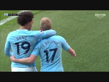 【EPL第11節】マンチェスター・シティvsアーセナル