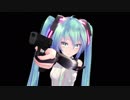 【MMD】ミクさんがハンドガンで射撃をするようです【モーション配布】