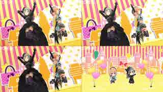 【デレステ】Twin☆くるっ★テール　リッチ、標準、軽量、2D比較動画