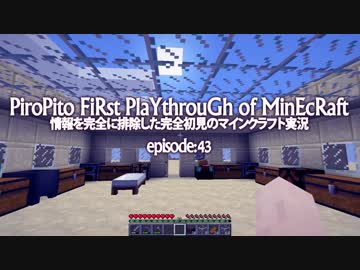 情報完全遮断完全初見でマインクラフト#43