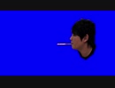 ポッキーゲームの練習をする辻本BB