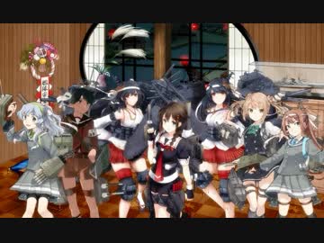 西村艦隊決戦前夜ボイス(最上・山城・時雨・扶桑)BGM邂逅ver
