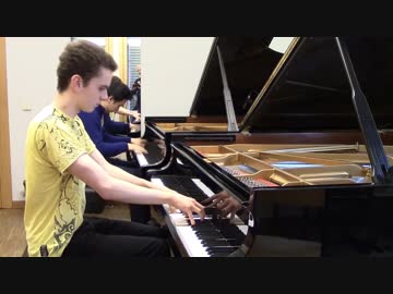 【ピアノ】「紅蓮の弓矢」デュエットを弾いてみた【進撃の巨人】