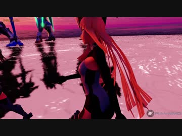 【Ray-MMD】DDGこんごう、リシュリューさん、REDBOXちゃん(仮)でMasked BitcH
