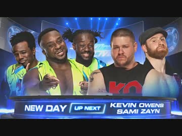 【WWE】ニュー・デイ vs ケビン・オーウェンス&amp;サミ・ゼイン【17.11.14】