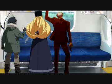 痴漢をするオルガ