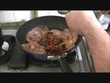 残念気味なおっさんが作る　豚肉とリンゴのソテー
