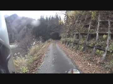 西五百川林道　朝日鉱泉ナチュラリストの家まで　山形県朝日町　2017/11/12