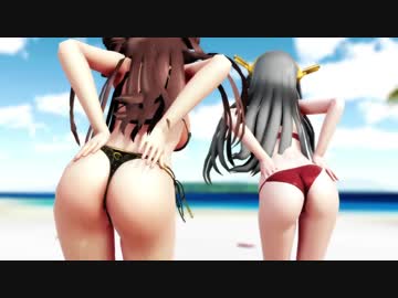 【MMD艦これ】金剛・榛名でCLAP HIP CHERRY