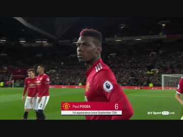 ポグバ・ズラタン復帰 ≪17-18EPL：第12節≫ マンチェスター・ユナイテッド vs ニューカッスル・ユナイテッド