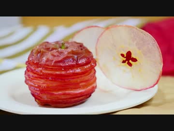 紅玉りんごチップス重ね