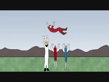 【手描き】ﾀﾗﾁｵの世界【負け戦謀反MAD】