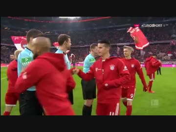 ≪17-18ブンデス：第12節≫ バイエルン・ミュンヘン vs アウクスブルク