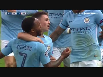 【17-18CL】マンチェスター・シティvsフェイエノールト