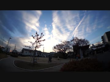 【VLOG】上板橋～東武練馬の緑道散歩、電車の見える公園でタイムラプス