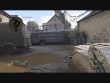 [COD:WW2]凡人ナイファーが逝く FFA part2