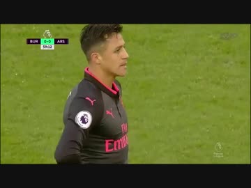 ≪17-18EPL：第13節≫ バーンリー vs アーセナル