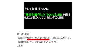 加藤純一・高田健志、絶縁騒動の真実