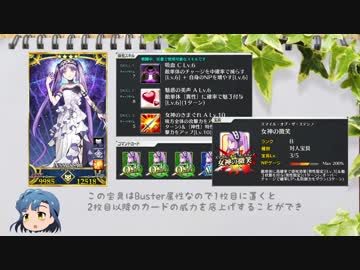 【FateGO】ゆっくり百合子のテーマに沿ってパーティ紹介1