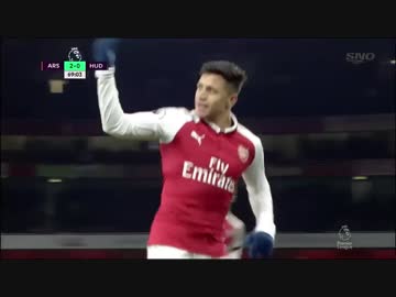 ≪17-18EPL：第14節≫ アーセナル vs ハダースフィールド