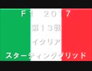2017　第１３戦　イタリア　スターティンググリッド