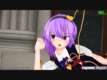 【MMD】成長さとり様の生足を愛でる動画【新・成長JKコス改変】＋カメラ
