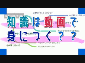 今や知識は動画を観れば身につく