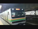 【新宿駅】湘南新宿ライン高崎線（E231系）発着シーン