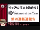 【YJPを継ぐ者】Yukkuri of the Year 2017 最終告知＆第四週経過報告【YoY】