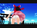 【東方MMD】ワールズエンド・ダンスホール【霊夢＆早苗】【ぱんつ注意】