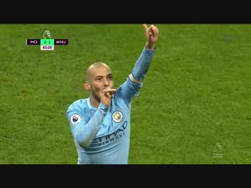 【EPL第15節】マンチェスター・シティvsウェストハム