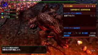 【MHXXNS】超特殊許可　岩穿テツカブラ　近接猫ソロ(オトモあり)