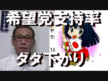 希望の党支持率が社民なみにダダ下がり／北朝鮮避難漁民が泥棒