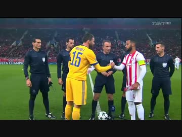 《17-18UEFA CL》 [GS最終節・D組] オリンピアコス vs ユヴェントス